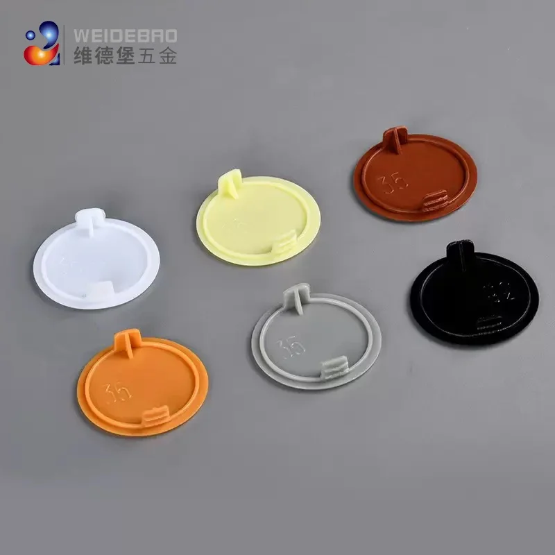Furniture Hardware Replacement Parts - Home Round Plastic Furniture Hinge Decorative
