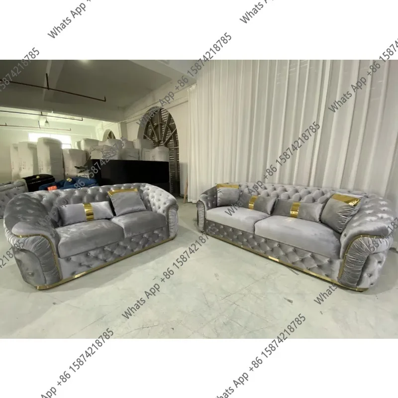 Furniture Leg Set - J C Plush Velvet Sofa And