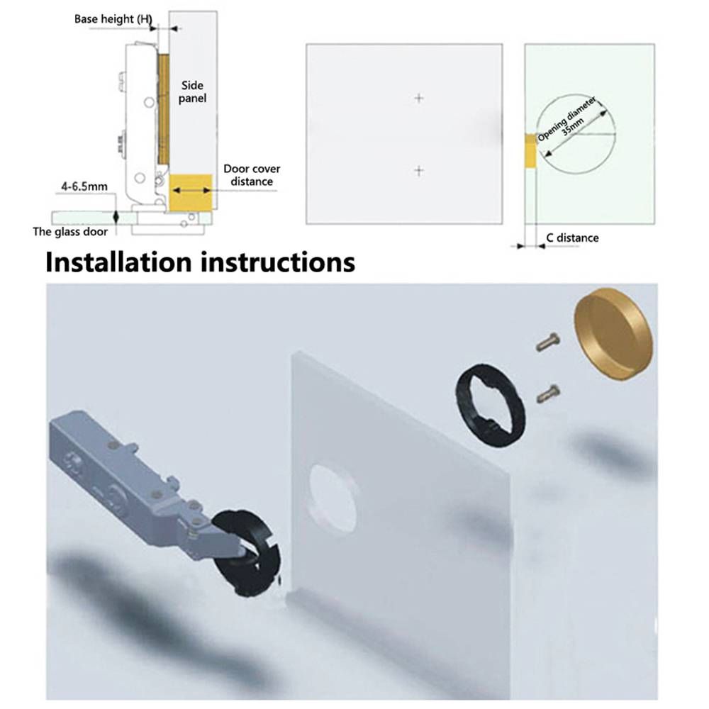 2PCS Home Hardware Connector W - Furniture And Hardware Supplies recension och pris