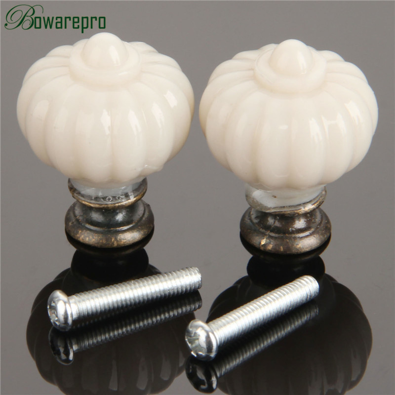 1Pc Acrylic Ivory White Pumpki - Furniture Hardware Supply recension och pris