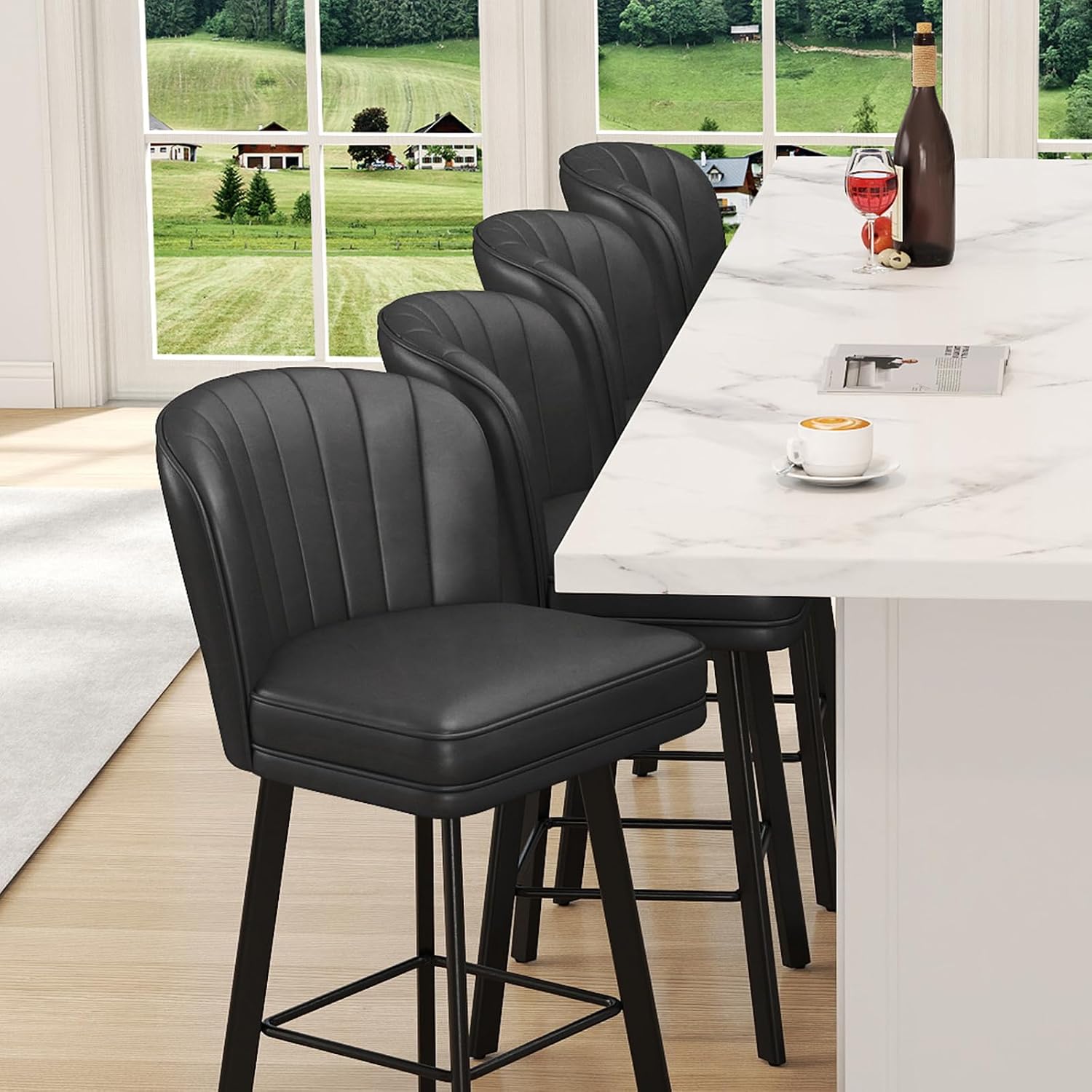 Modern Swivel Counter Height B - Furniture Leg Set recension och pris