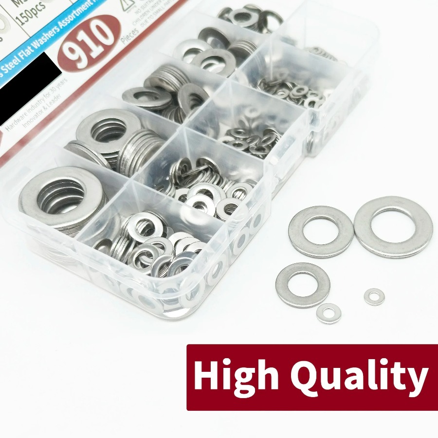 910/200pcs Flat Washers Assort - Furniture Hardware Replacement Parts recension och pris
