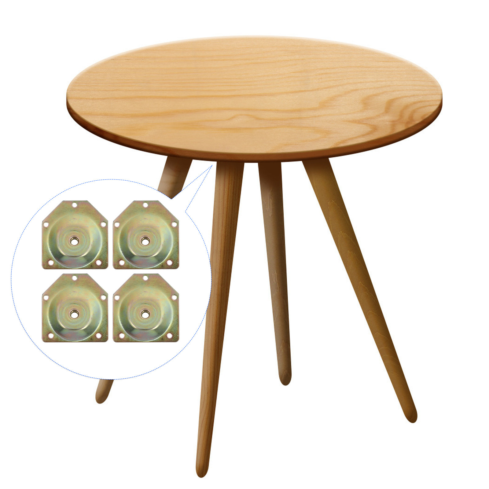 4Pcs Furniture Nut Set 12 Degr - Furniture Leg Set recension och pris