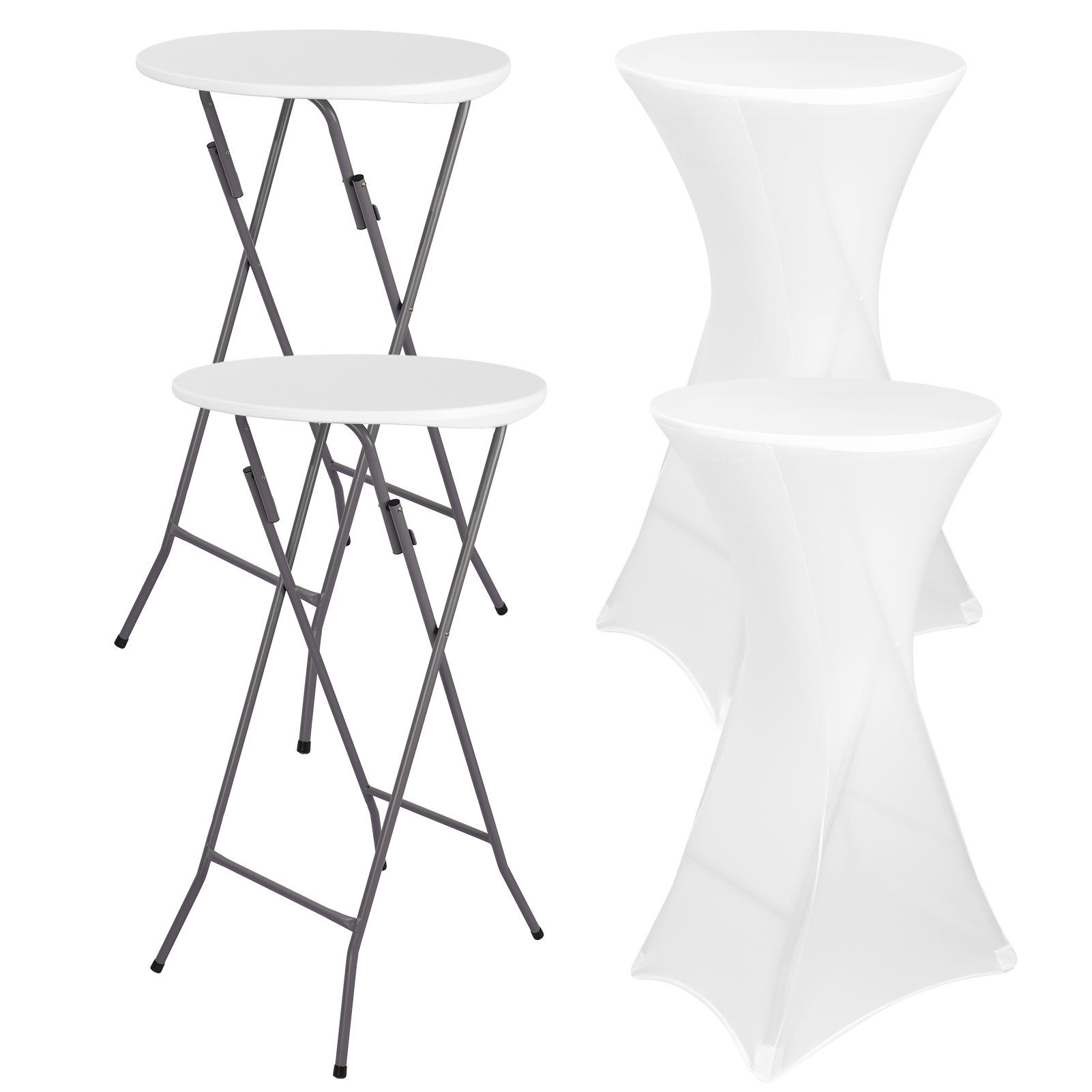 2 Set 24 Inch Outdoor High Top - Furniture Leg Set recension och pris