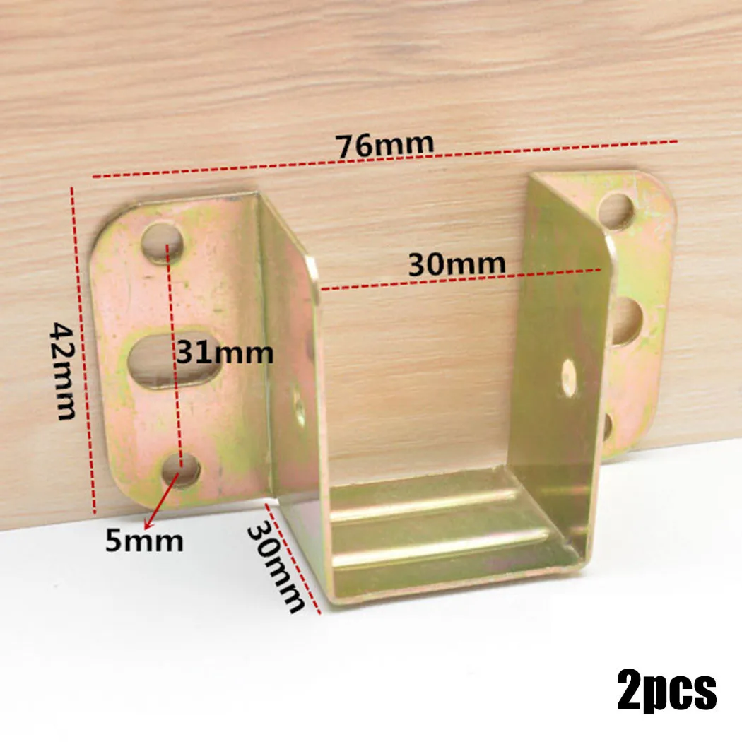 2pcs U Shaped Metal Bed Bracke - Furniture Hardware Supply recension och pris