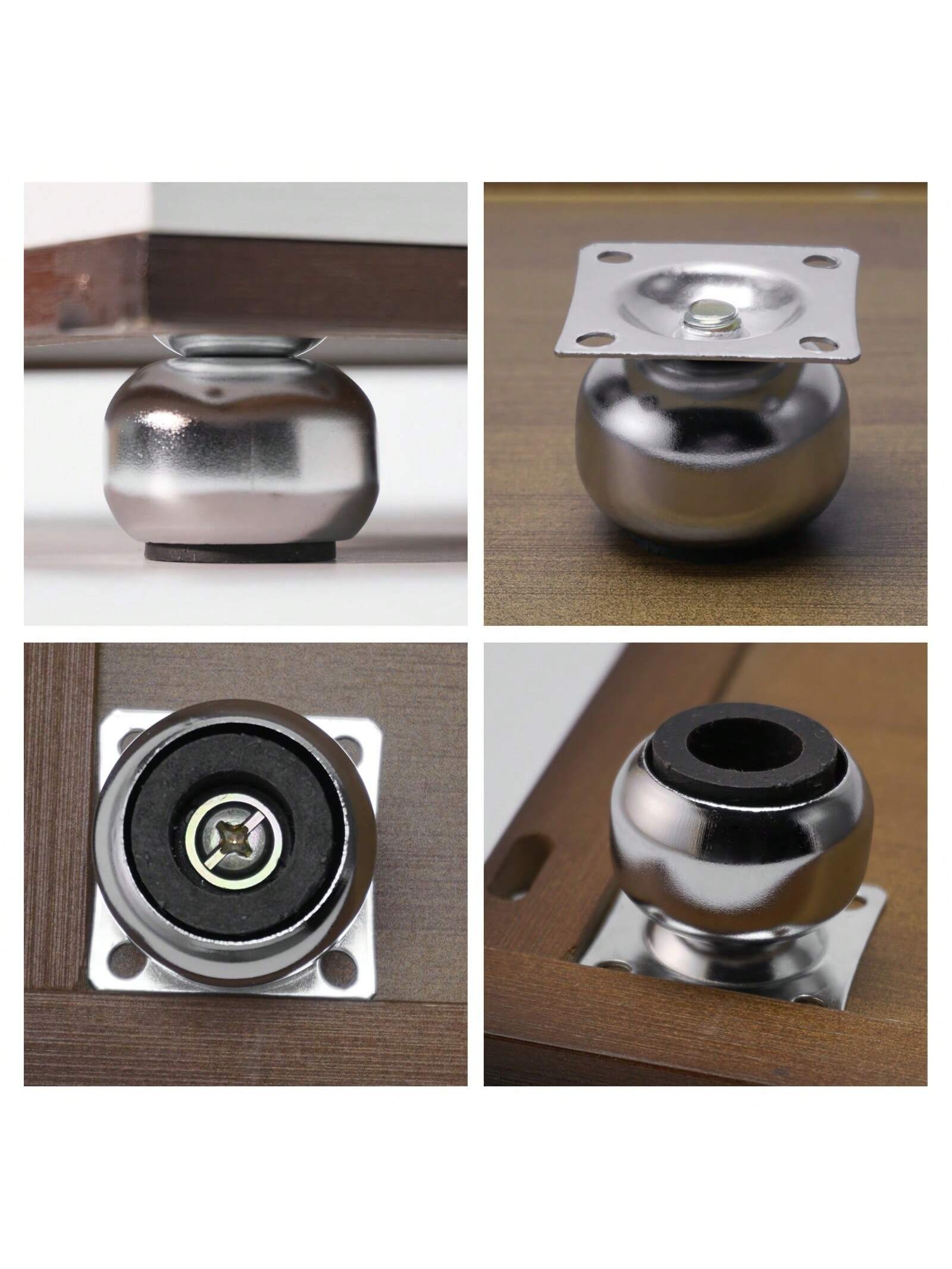 [4 Pieces of Metal Furniture L - Furniture Leg Set recension och pris