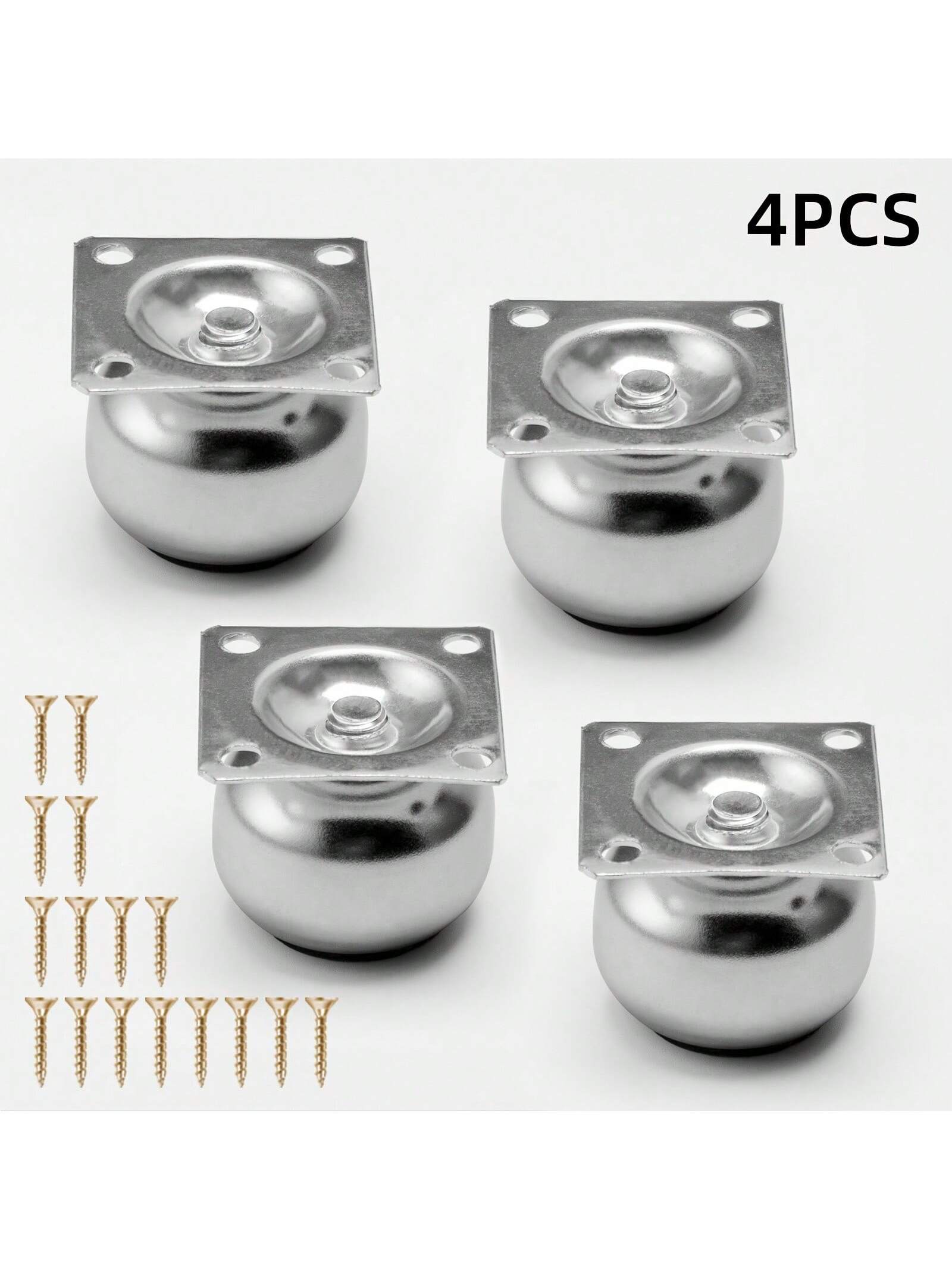 [4 Pieces of Metal Furniture L - Furniture Leg Set recension och pris