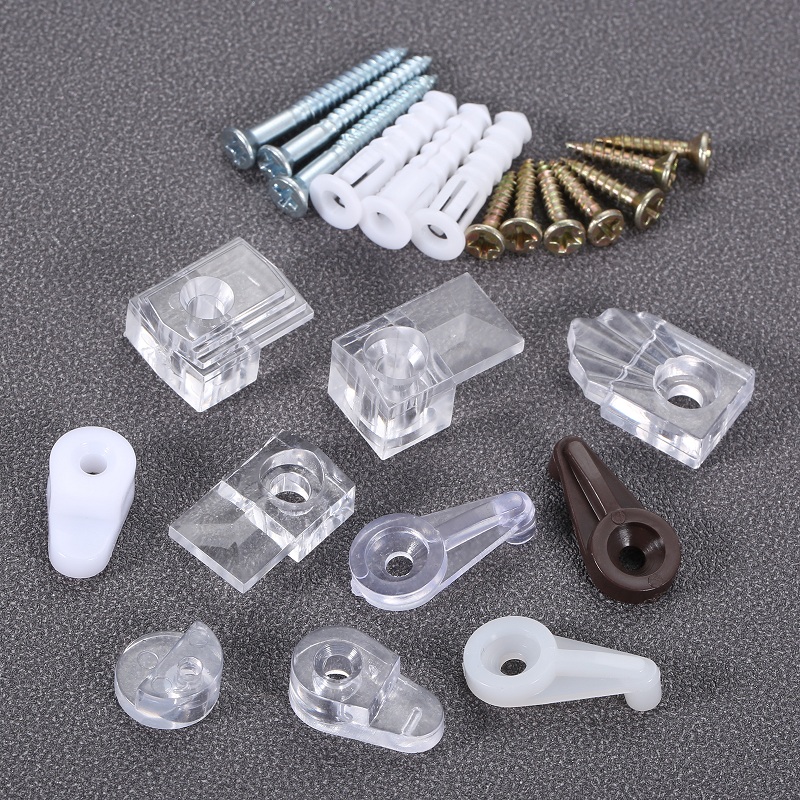 10Pcs Plastic Glass Retainer C - Furniture Hardware Connectors recension och pris