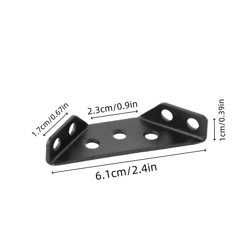 Black multifunctional corner b - Furniture Hardware Connectors recension och pris