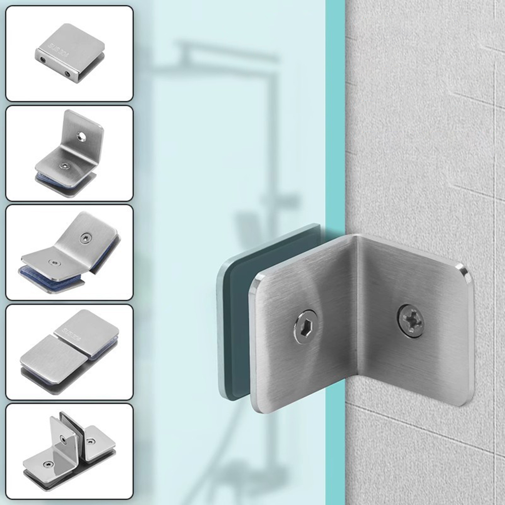 Stainless Steel 90° Glass Fixi - Furniture Hardware Connectors recension och pris