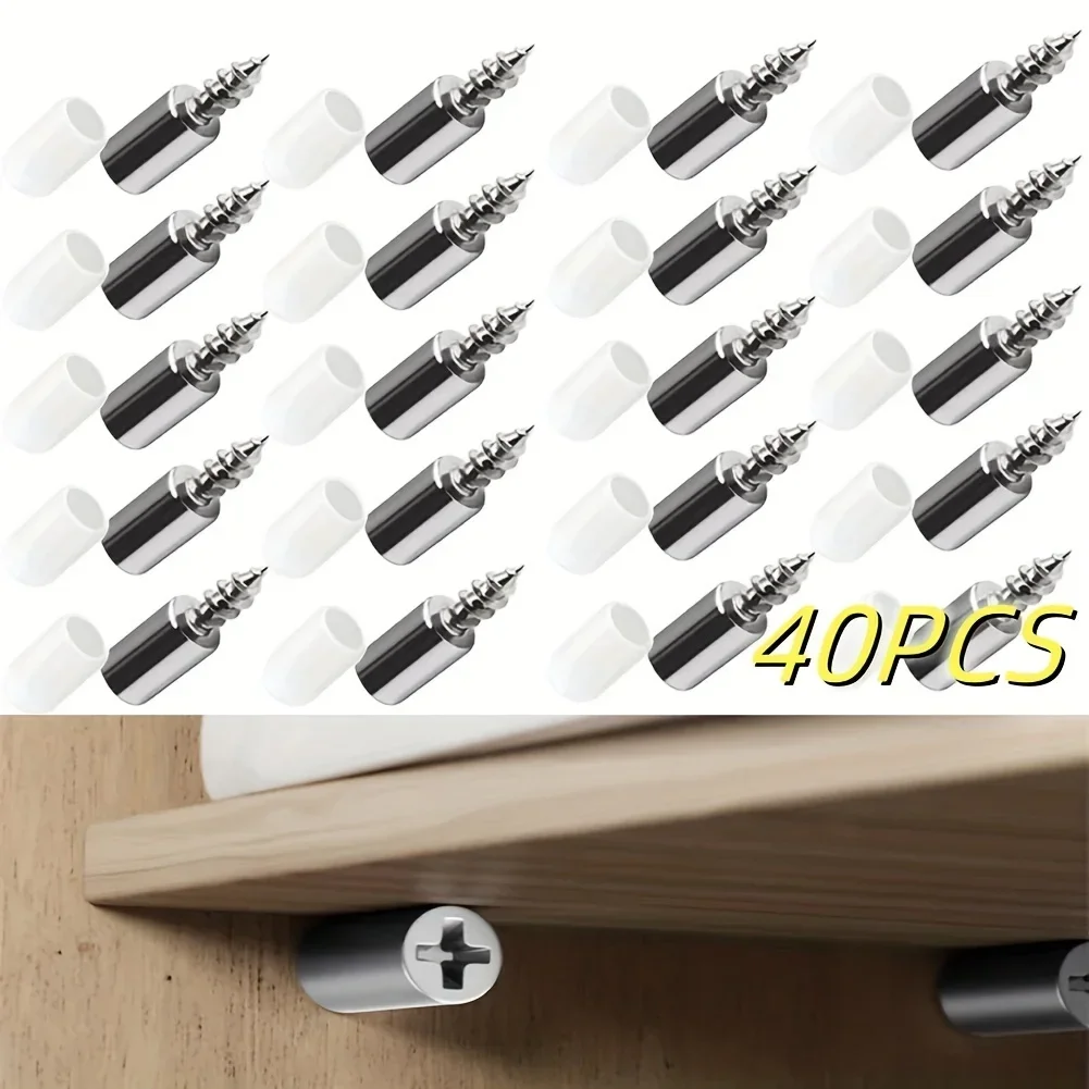100/10PCS Self Tapping Screw L - Shelf Peg Support recension och pris