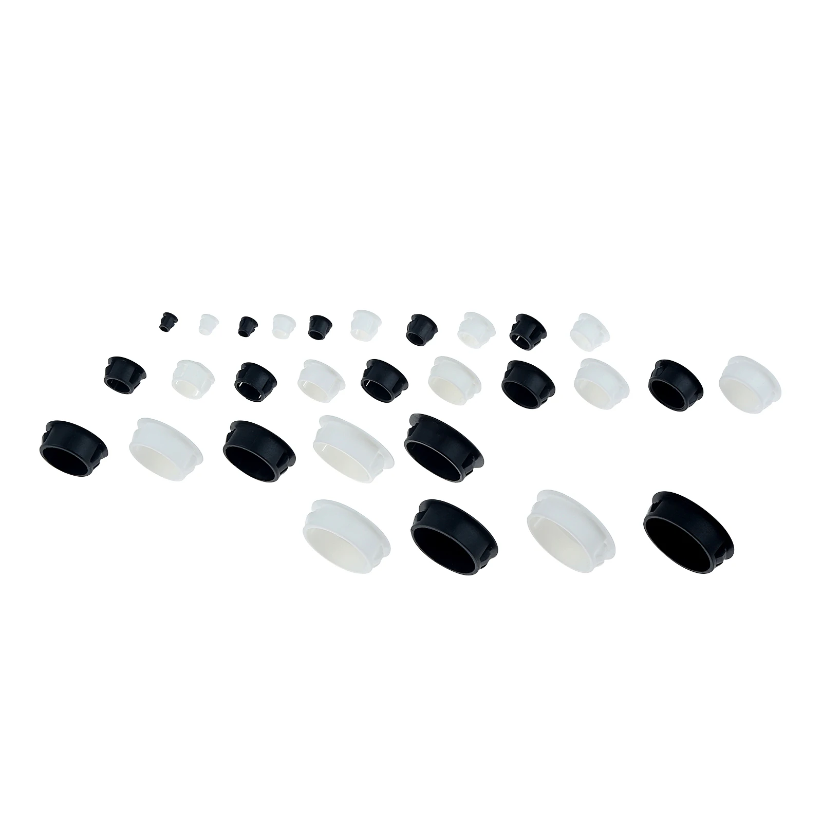 50Pcs Black/White Round Plasti - Furniture Hardware Connectors recension och pris