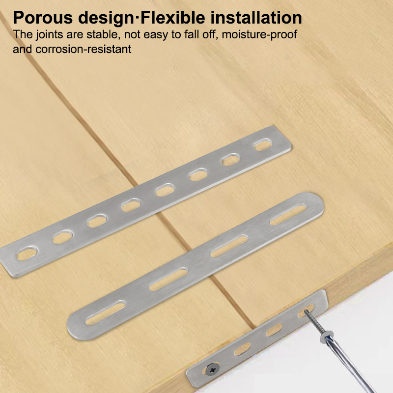 Stainless Steel Flat Corner Br - Furniture Hardware Connectors recension och pris
