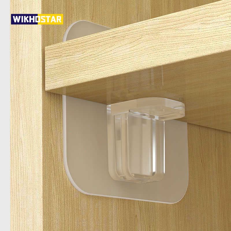 WIKHOSTAR 4/10pcs Adhesive She - Shelf Peg Support recension och pris
