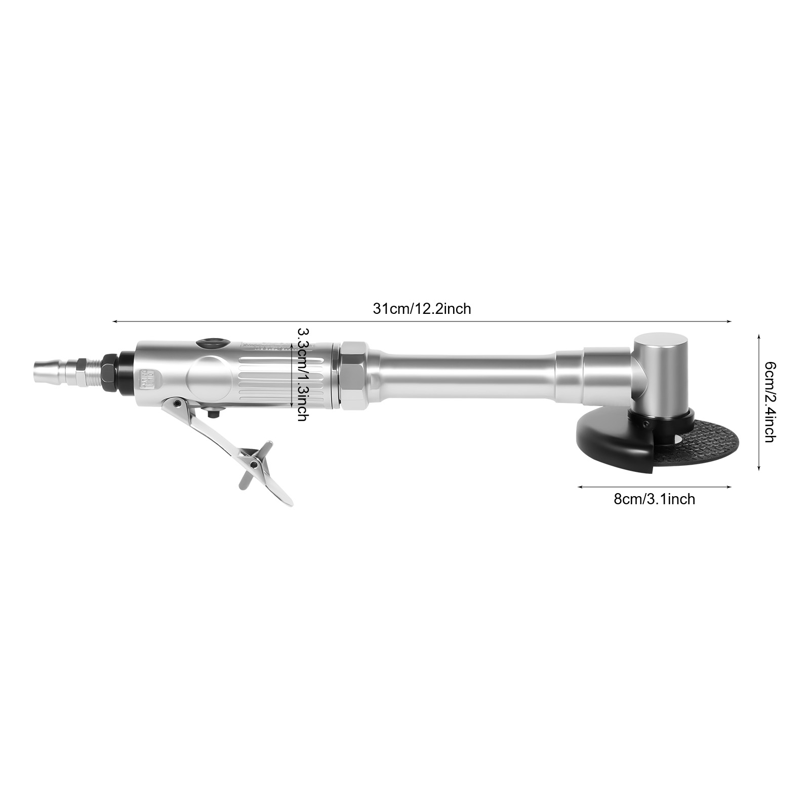 Angle Grinder, Long Handle Air - Furniture Hardware Supply recension och pris